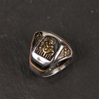 Anillo de Fe Divina Cruz de San Benito Estilo Clásico