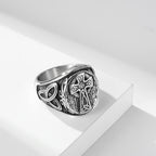 Anillo Cruz Celta Fe Eterna - Un Símbolo de Devoción Atemporal