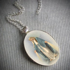 Collar Medalla Milagrosa Pendiente Bendecido Virgen María