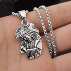 Collar con Colgante de Cruz Clásico de Jesús con Corona de Espinas: El Alma se Encuentra con la Bendición