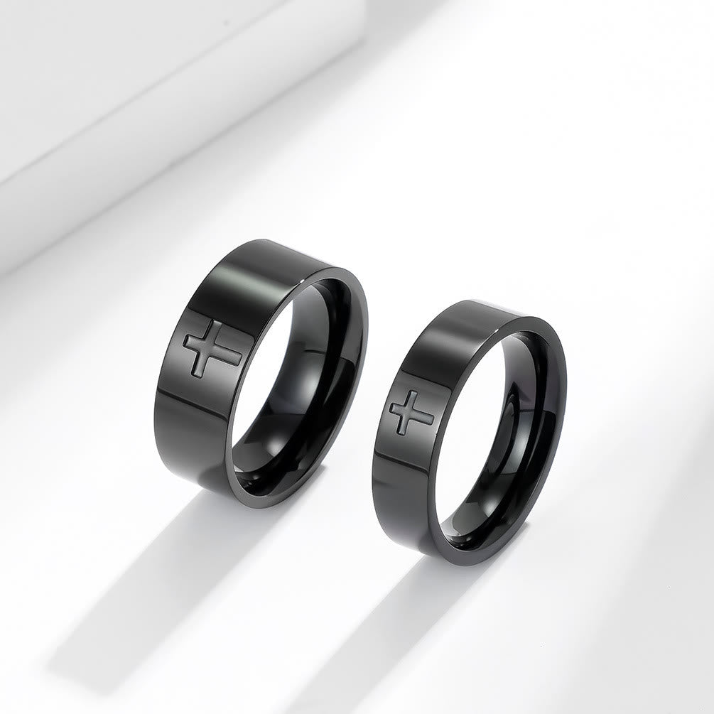 Anillos Minimalistas de Dos Colores: Moda Inspirada en la Fe
