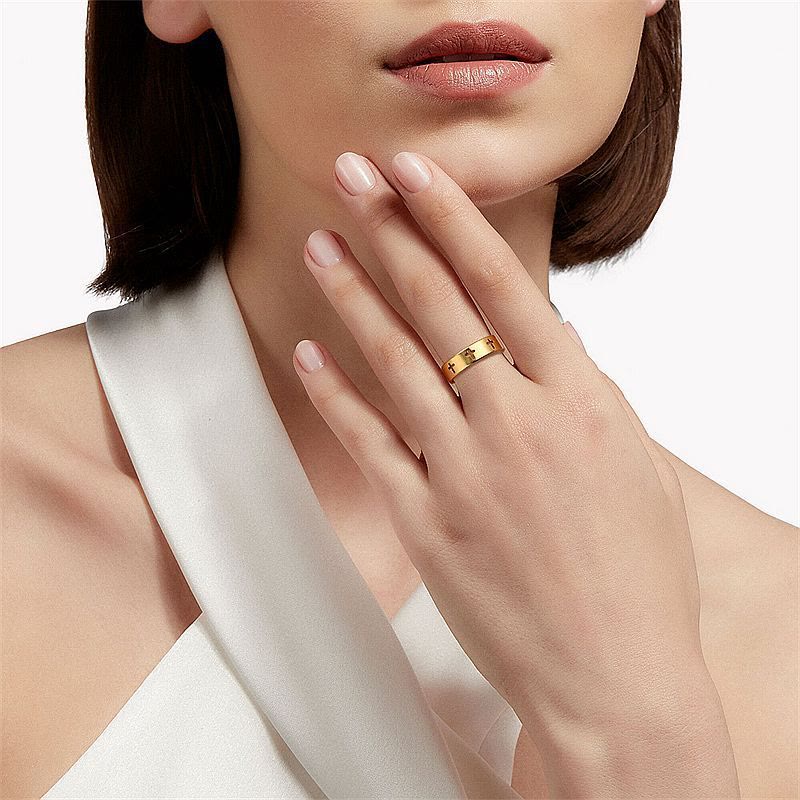 Anillo de Banda con Corte Cruzado Múltiple: Joyería de Fe de Acero Inoxidable Bicolor