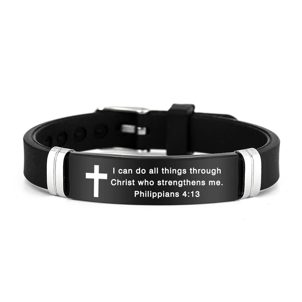 Pulsera Motivacional de Estilo Múltiple con Versículos de la Biblia