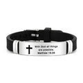 Pulsera Motivacional de Estilo Múltiple con Versículos de la Biblia