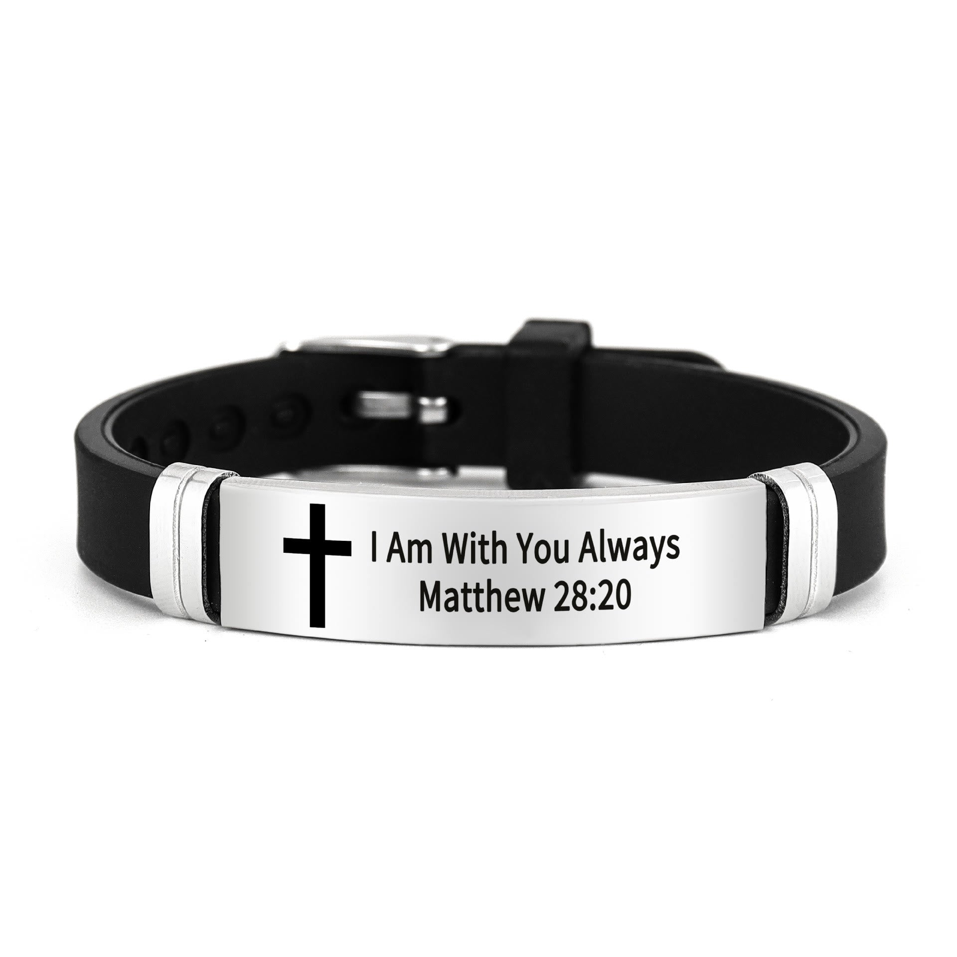 Pulsera Motivacional de Estilo Múltiple con Versículos de la Biblia
