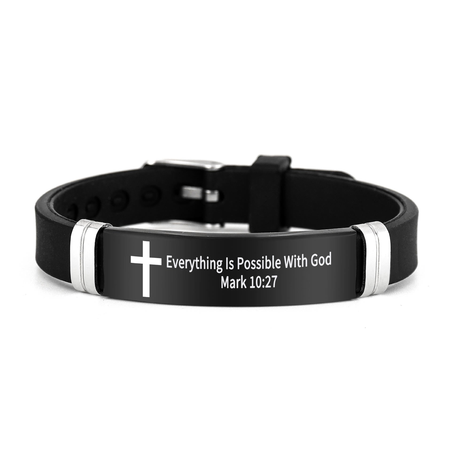 Pulsera Motivacional de Estilo Múltiple con Versículos de la Biblia