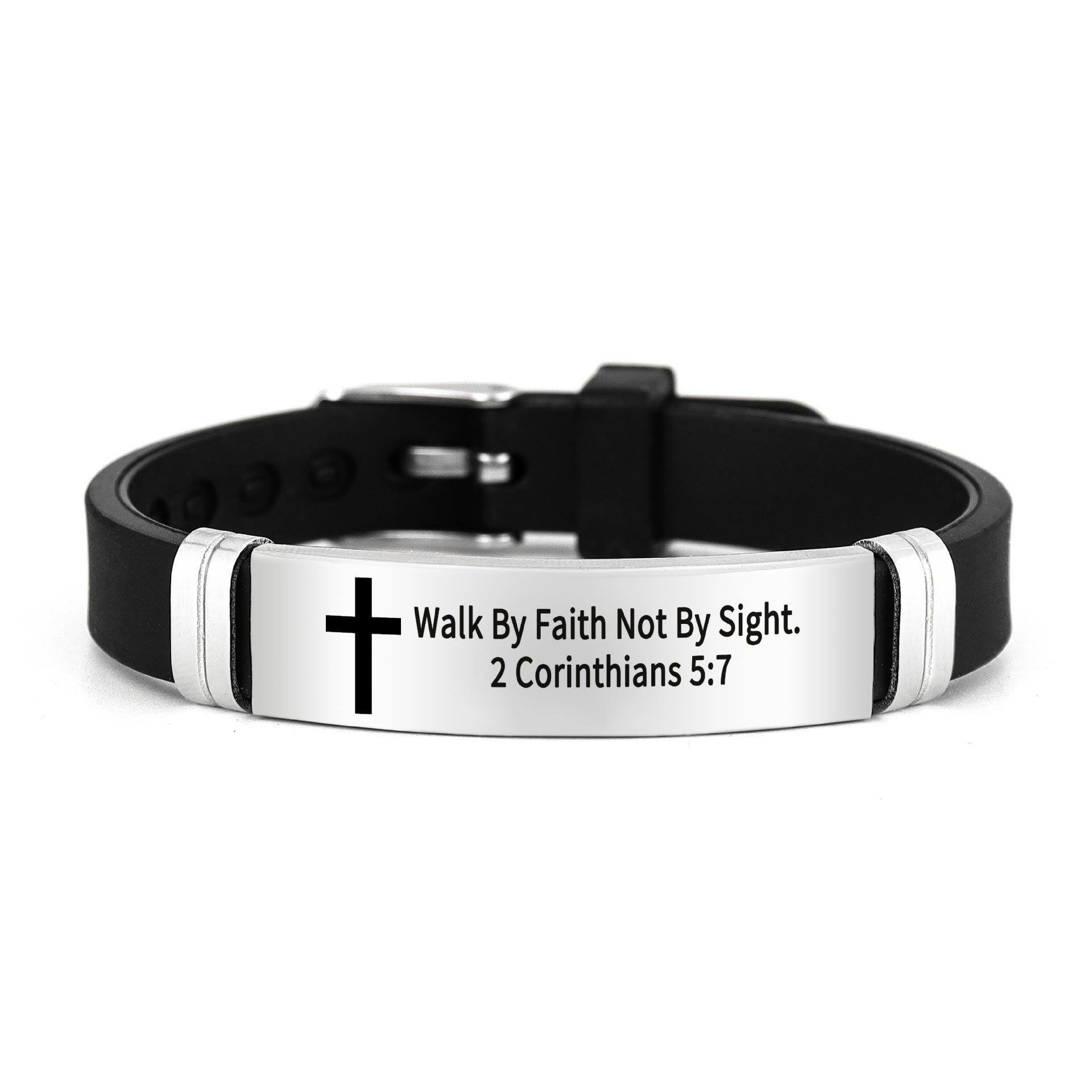 Pulsera Motivacional de Estilo Múltiple con Versículos de la Biblia