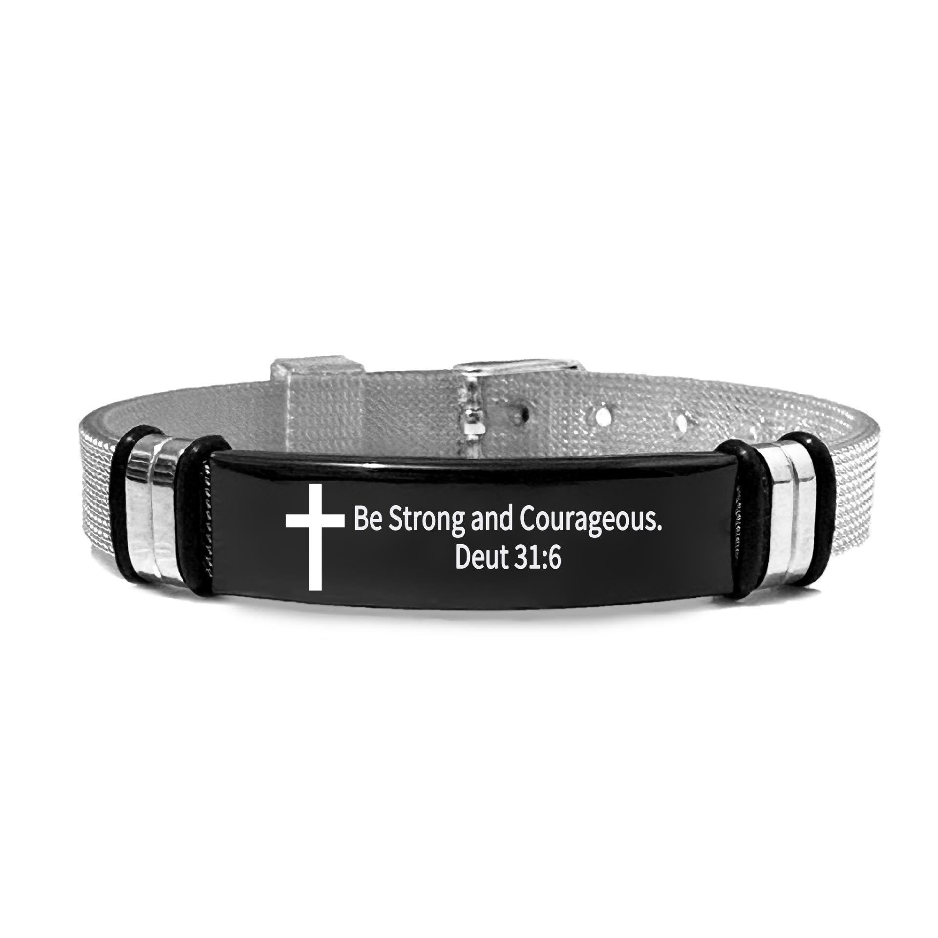 Pulsera Motivacional de Estilo Múltiple con Versículos de la Biblia
