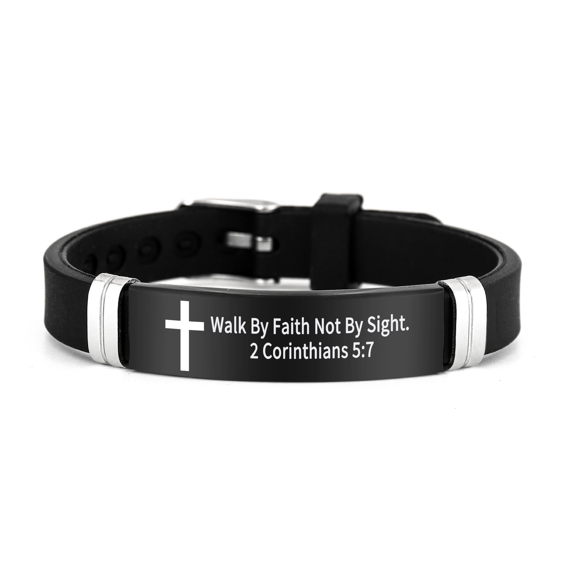 Pulsera Motivacional de Estilo Múltiple con Versículos de la Biblia