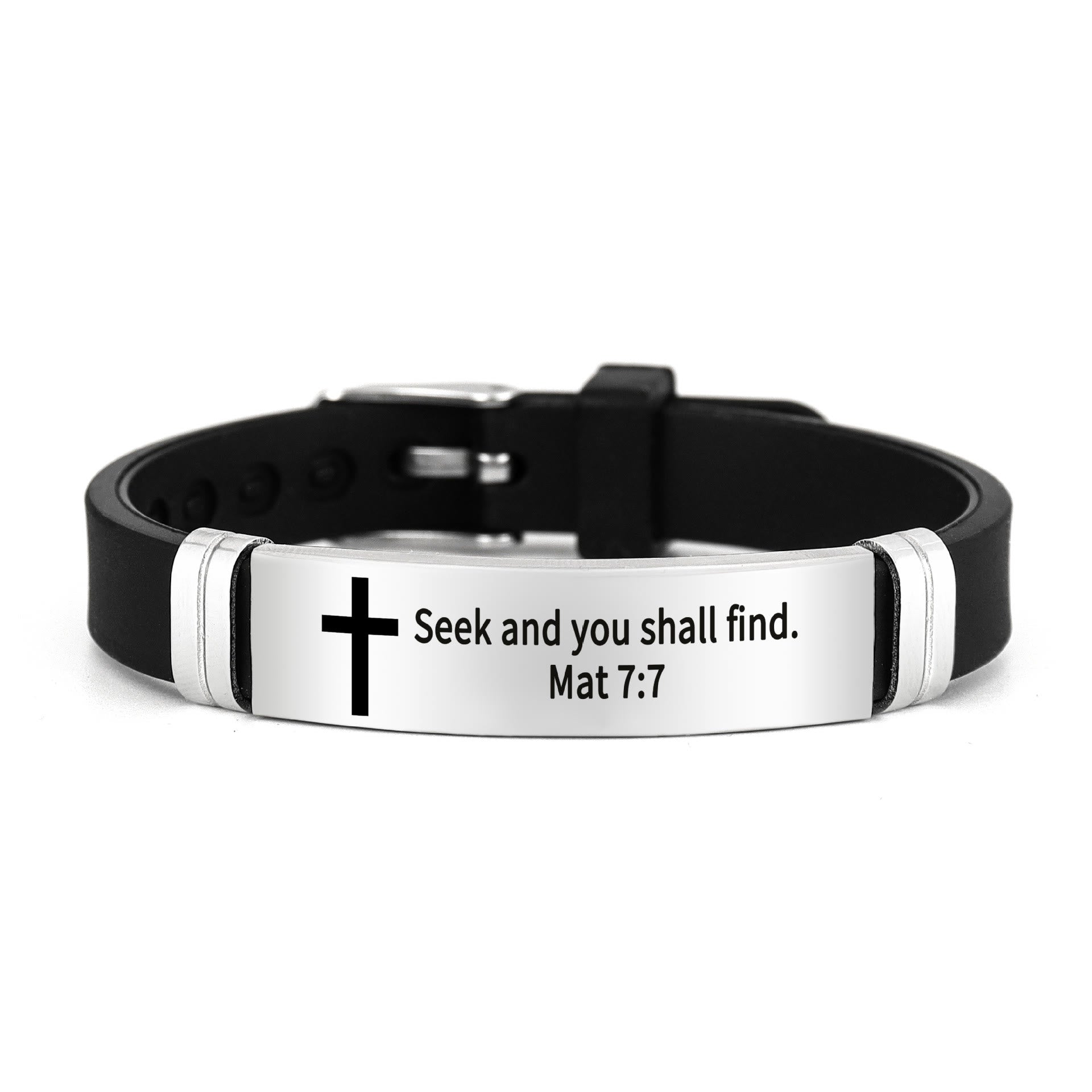 Pulsera Motivacional de Estilo Múltiple con Versículos de la Biblia