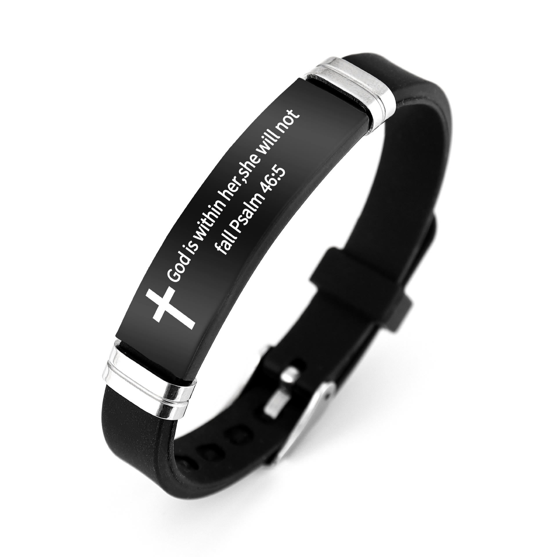 Pulsera Motivacional de Estilo Múltiple con Versículos de la Biblia