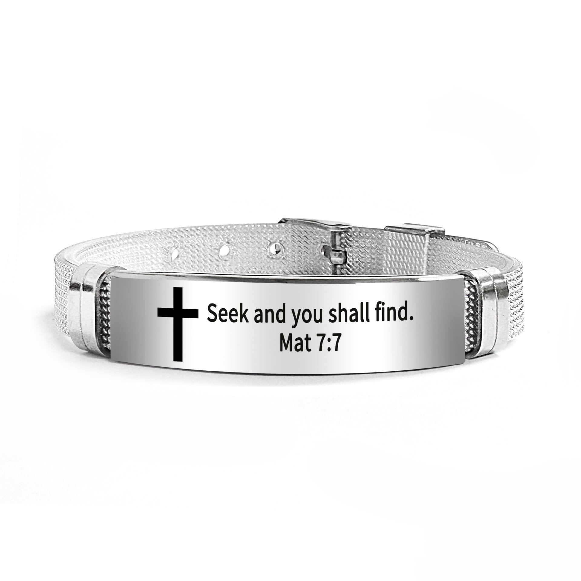 Pulsera Motivacional de Estilo Múltiple con Versículos de la Biblia