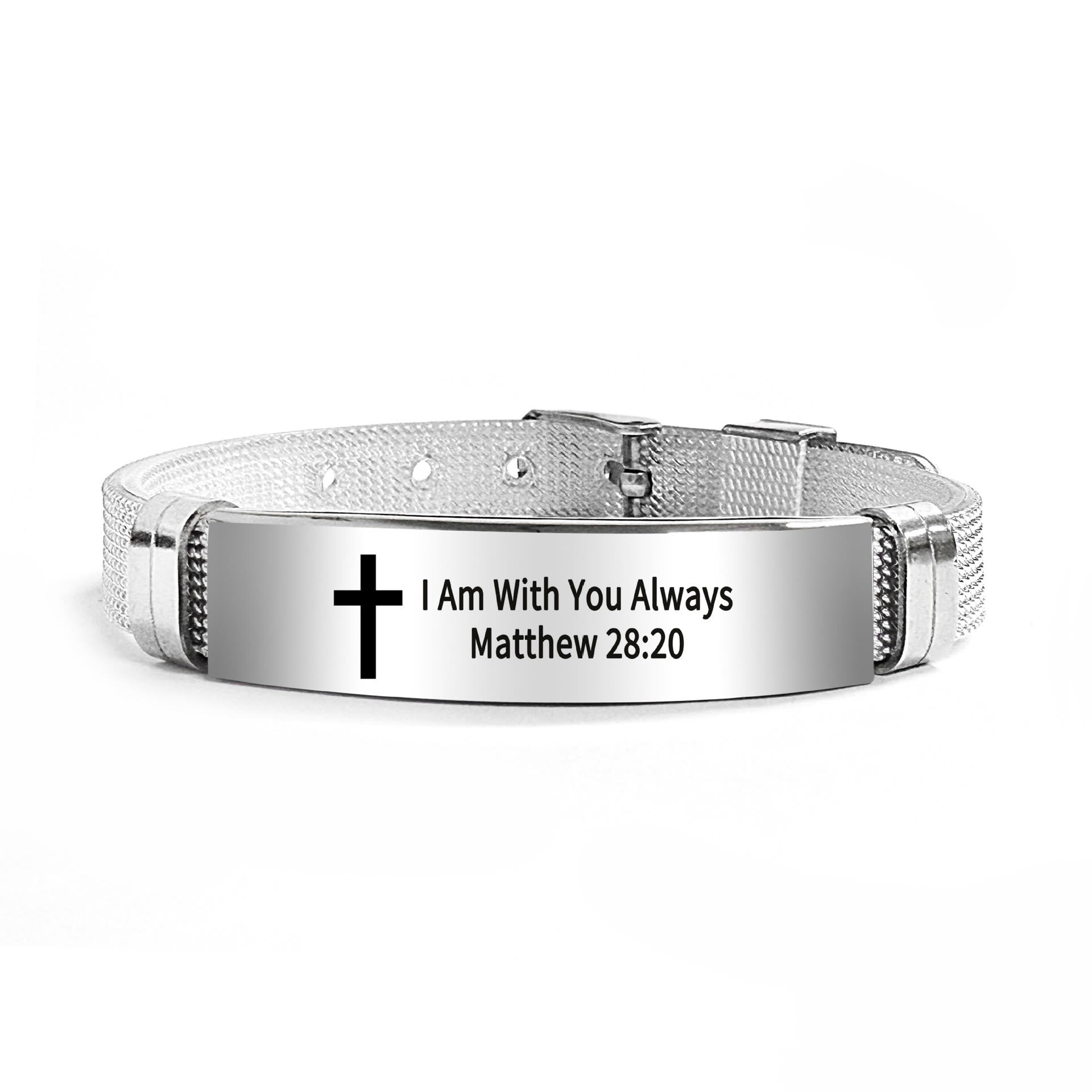 Pulsera Motivacional de Estilo Múltiple con Versículos de la Biblia