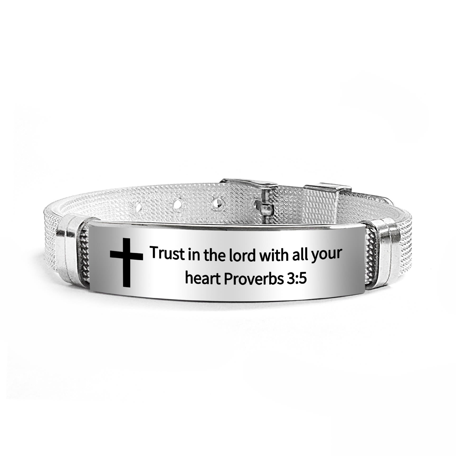Pulsera Motivacional de Estilo Múltiple con Versículos de la Biblia