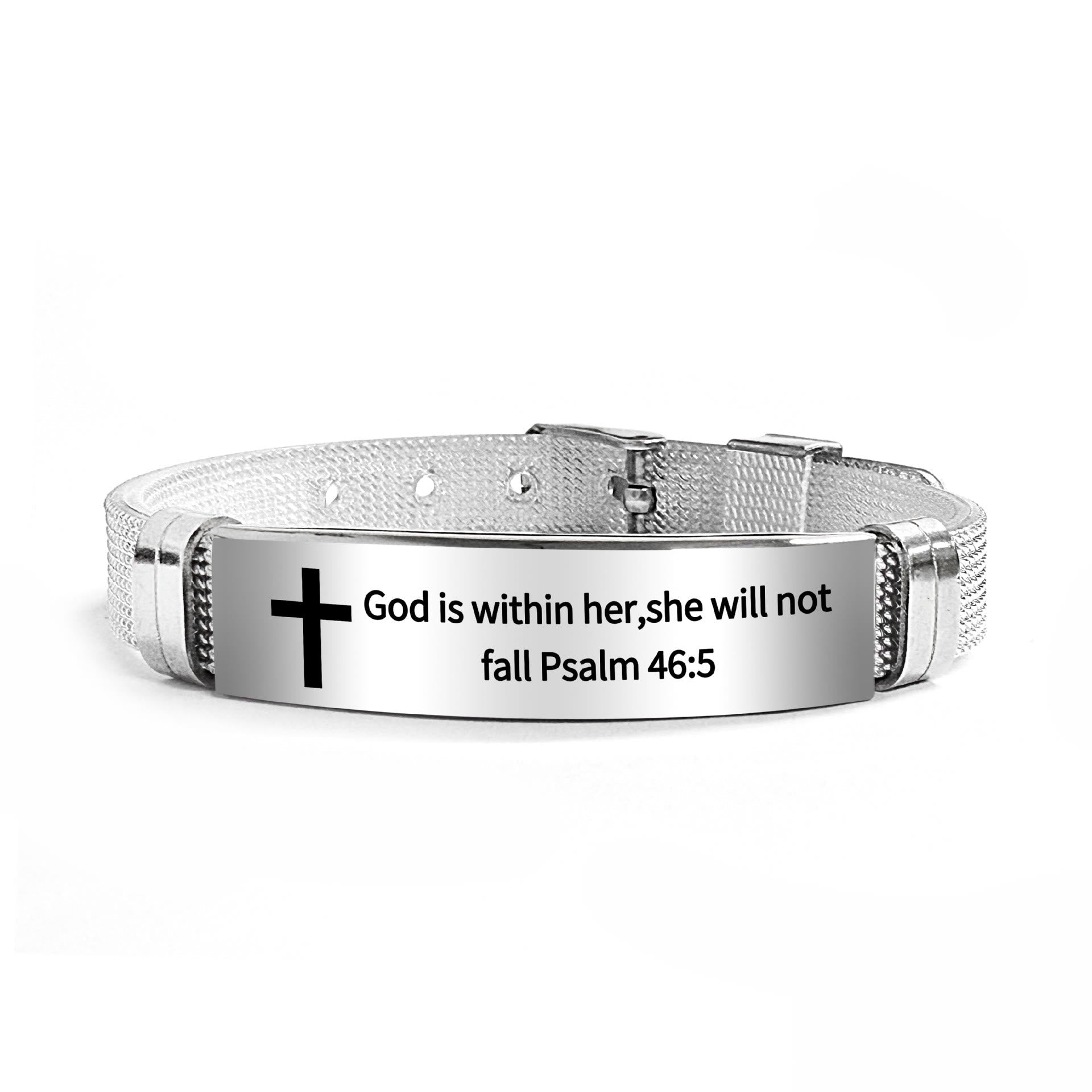 Pulsera Motivacional de Estilo Múltiple con Versículos de la Biblia