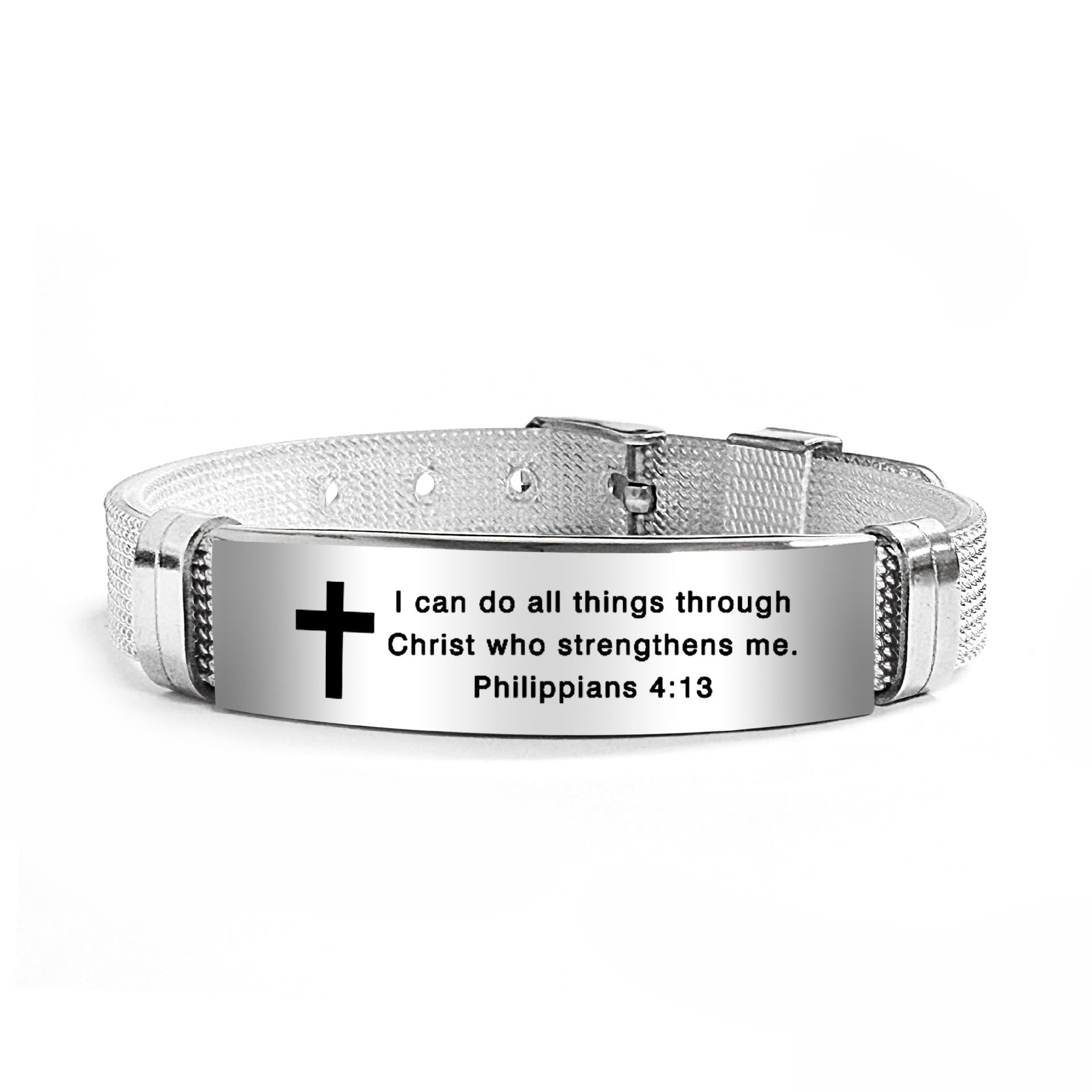 Pulsera Motivacional de Estilo Múltiple con Versículos de la Biblia