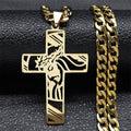 Collar de Cruz con Corona de Espinas: Simbolismo Sagrado y Estilo Audaz
