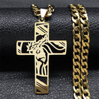 Collar de Cruz con Corona de Espinas: Simbolismo Sagrado y Estilo Audaz