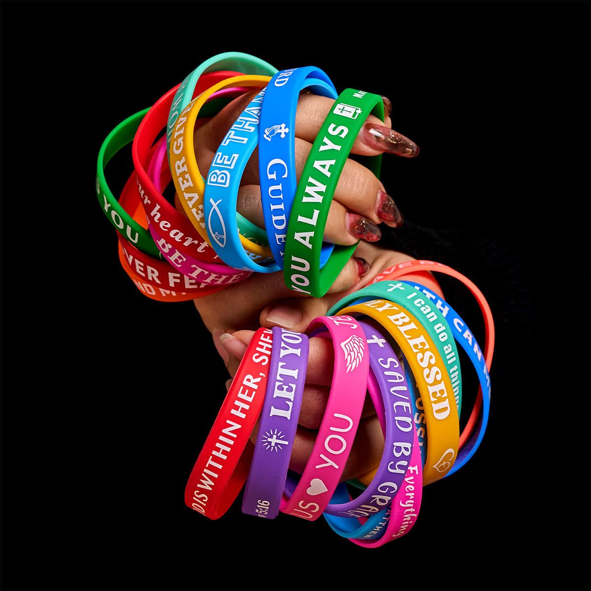Pulseras de Silicona con Versículos: Recordatorios Fieles y Devoción Colorida