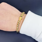 Conjunto de Pulseras de Cruz Apilables: Integración de Fe a la Moda
