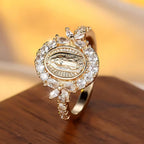 Anillo Emblema de la Virgen María Elegante: Detalle Sagrado para la Devoción Diaria