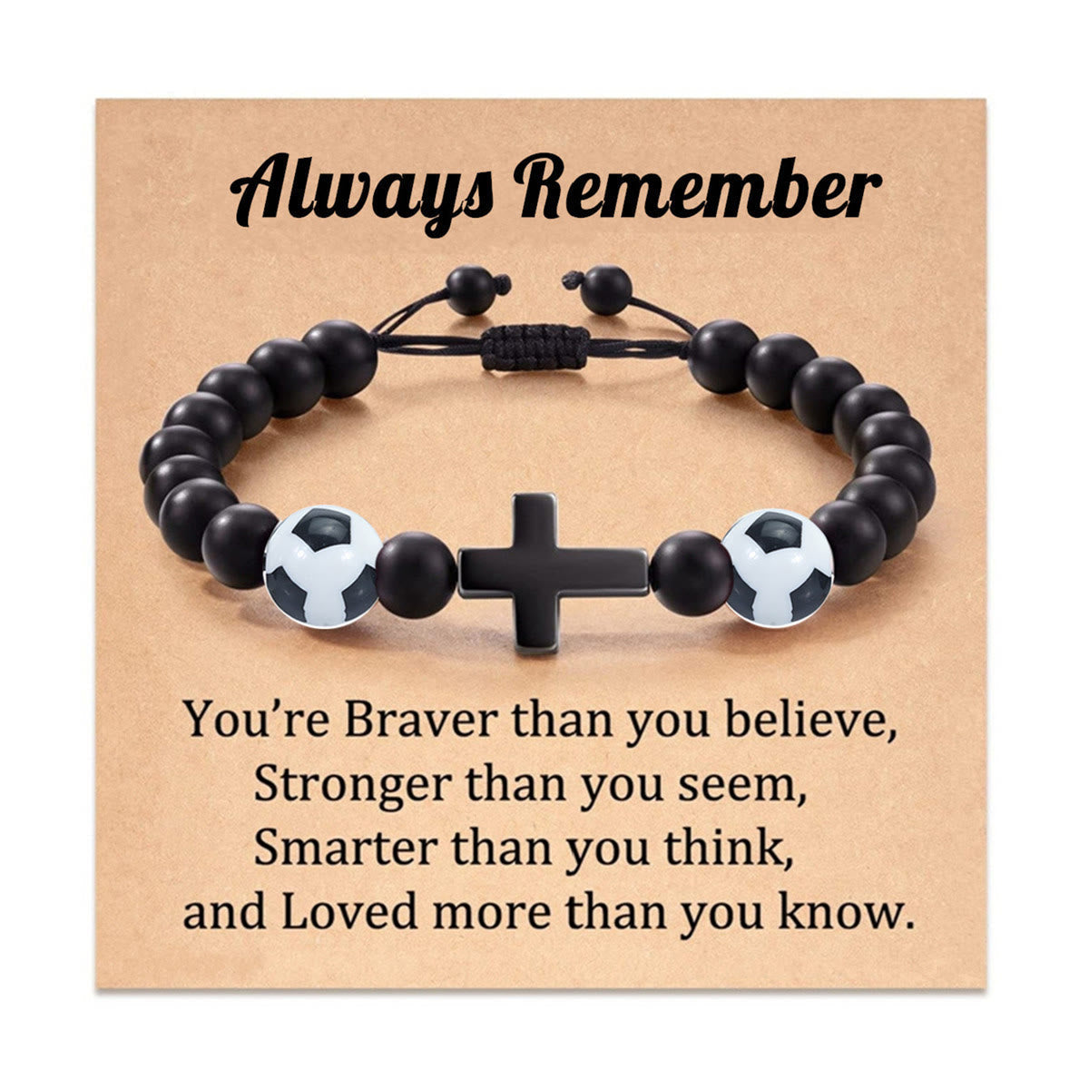 Pulsera de Perlas Cruz y Deporte: Devoción Tierna para Amantes del Deporte