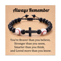 Pulsera de Perlas Cruz y Deporte: Devoción Tierna para Amantes del Deporte