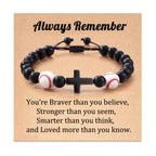 Pulsera de Perlas Cruz y Deporte: Devoción Tierna para Amantes del Deporte