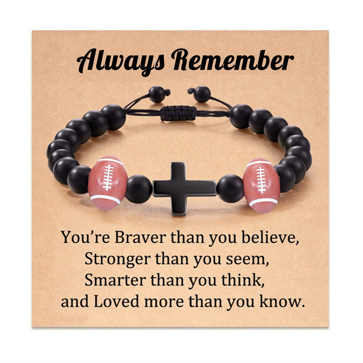 Pulsera de Perlas Cruz y Deporte: Devoción Tierna para Amantes del Deporte