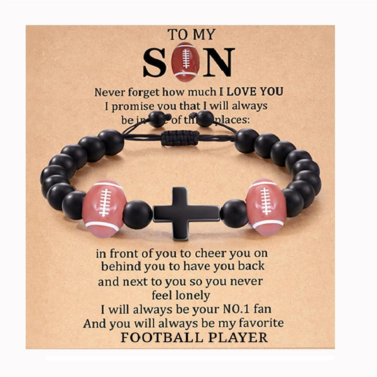 Pulsera de Perlas Cruz y Deporte: Devoción Tierna para Amantes del Deporte
