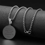 Collar de Péndulo de Oración Deportiva: Filipenses 4:13 & Icono Deportivo para Llevar a Diario