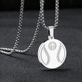 Collar de Péndulo de Oración Deportiva: Filipenses 4:13 & Icono Deportivo para Llevar a Diario