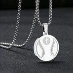 Collar de Péndulo de Oración Deportiva: Filipenses 4:13 & Icono Deportivo para Llevar a Diario