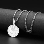 Collar de Péndulo de Oración Deportiva: Filipenses 4:13 & Icono Deportivo para Llevar a Diario