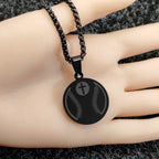 Collar de Péndulo de Oración Deportiva: Filipenses 4:13 & Icono Deportivo para Llevar a Diario
