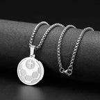 Collar de Péndulo de Oración Deportiva: Filipenses 4:13 & Icono Deportivo para Llevar a Diario