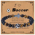 Pulsera Deportiva de Ojo de Tigre y Mate: Recordatorio de Fuerza Constante para la Vida Diaria