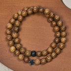 Pulsera de Cruz de Madera en Capas: Devoción Silenciosa para Momentos Cotidianos