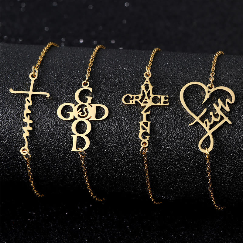 Pulsera Cruz & Fe: Delicado Compañero de Gracia & Esperanza