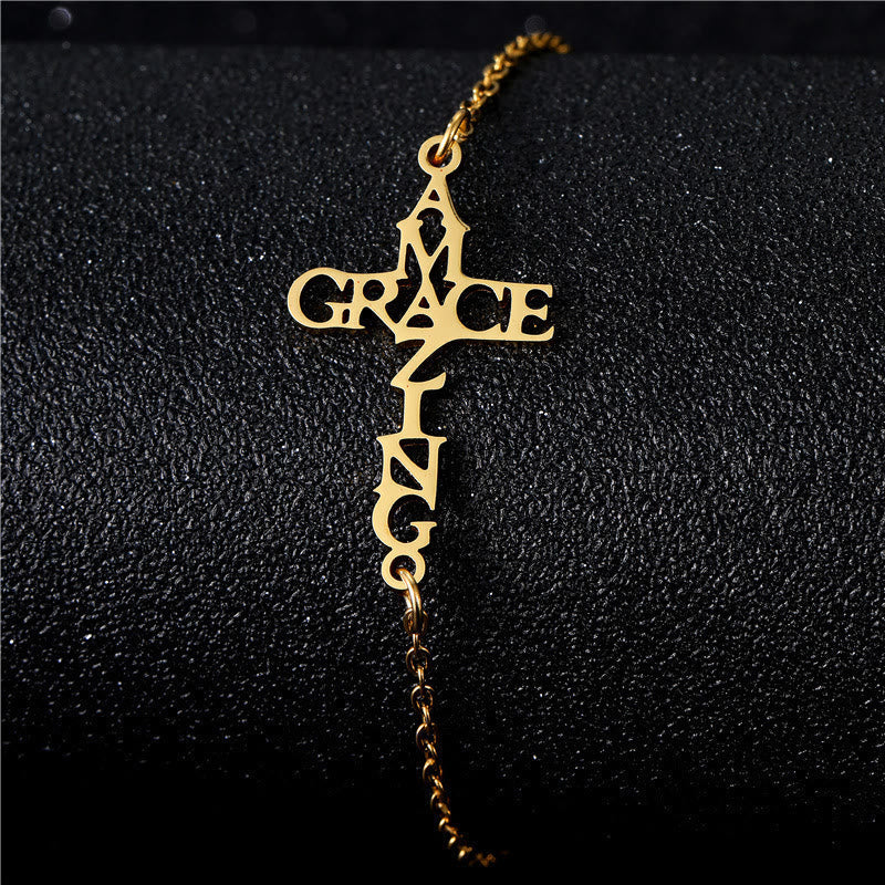 Pulsera Cruz & Fe: Delicado Compañero de Gracia & Esperanza