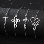 Pulsera Cruz & Fe: Delicado Compañero de Gracia & Esperanza