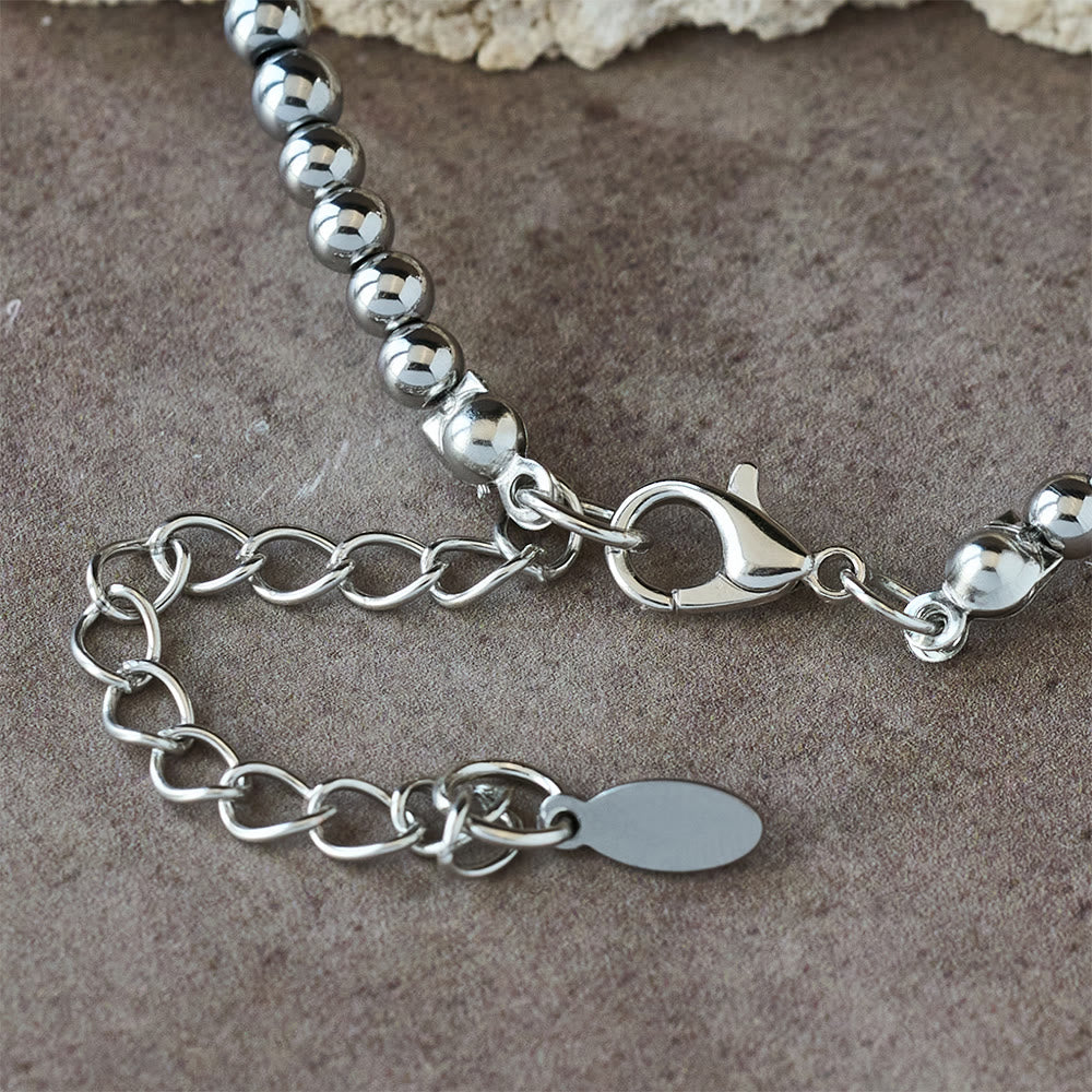 Pulsera de Mateo 19:26 y Salmo 46:5 en alemán: Recordatorio Silencioso de la Presencia Divina