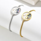 Pulsera de Semilla de Mostaza y Montaña en 2 Colores: Fe Firme para el Uso Diario