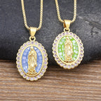 Collar de Nuestra Señora en Tonos Suaves: Gracia Reconfortante para Días Ocupados