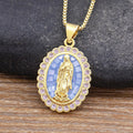 Collar de Nuestra Señora en Tonos Suaves: Gracia Reconfortante para Días Ocupados