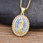 Collar de Nuestra Señora en Tonos Suaves: Gracia Reconfortante para Días Ocupados