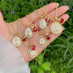 Nuestra Señora y Collar del Sagrado Corazón en 6 Estilos: Joyería Elegante Infundida de Fe