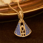 Collar de Péndulo de Protección Divina Nossa Senhora Aparecida Estilo Clásico