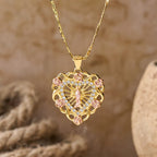 Collar de Nuestra Señora del Corazón con Acento de Rosa: Un Recordatorio Diario de Su Intercesión