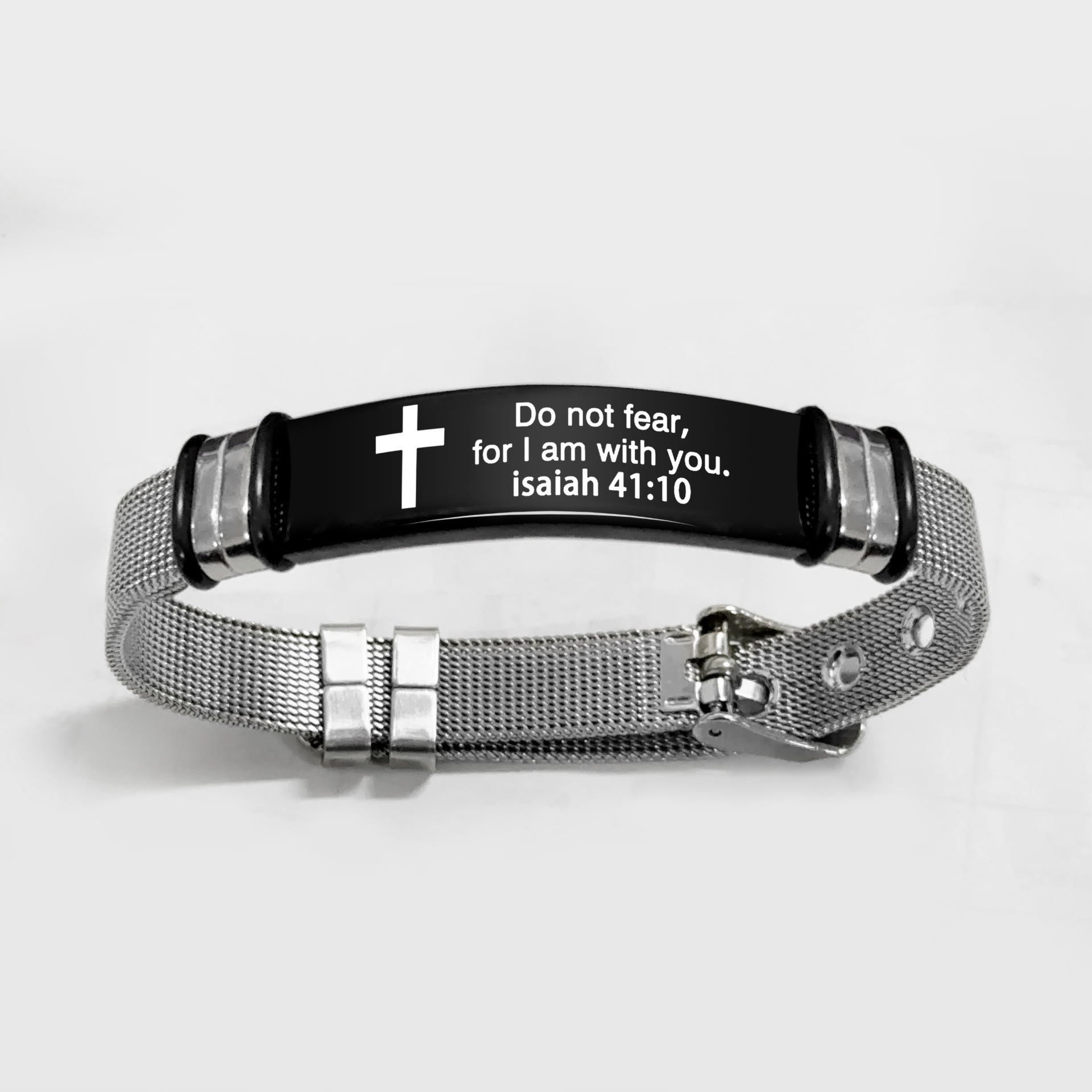 Pulsera Motivacional de Estilo Múltiple con Versículos de la Biblia